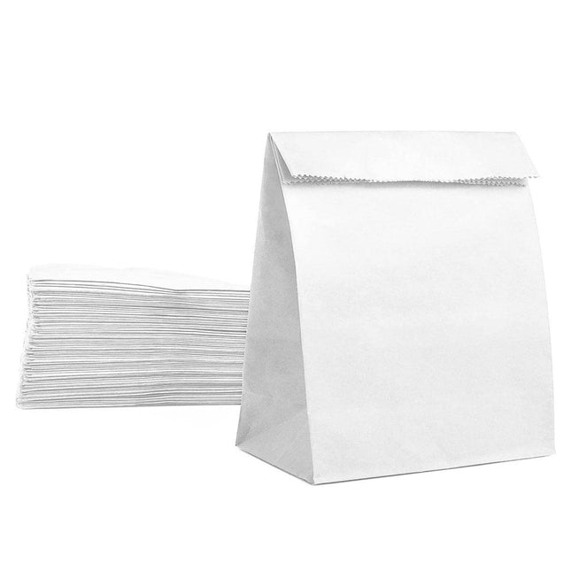 500pcs Kraft Paper Bags Small Food Storage Bags for Packaging