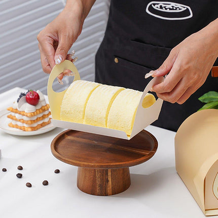 20pcs Baking Boxes for Cake Roll Swiss Roll Mousse Pastry Towel Roll Packaging