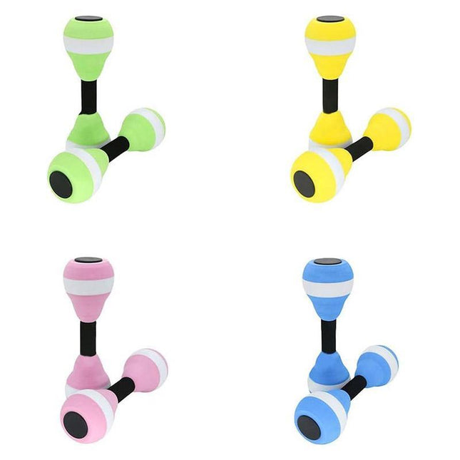 2PCS Arm Buoyancy Rings Dumbbell Style Float Set for Water Activities and Fun