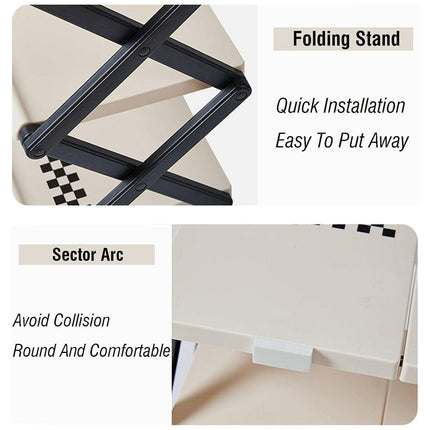 5 Tier Folding Shoe Rack Simple Shoe Storage Organizer for Home and Closet Use