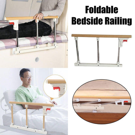 Folding Bedside Support Rail Anti-Fall Assist Handle Adjustable Barrier