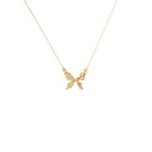 Elegant Vintage Butterfly Pendant Necklace and Earrings Set Stylish Jewelry Gift