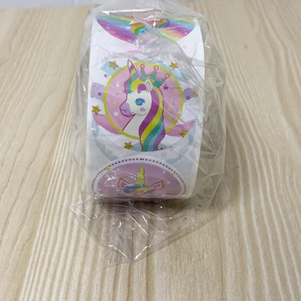 5/10Rolls Unicorn Adhesive Stickers Labels for School and Decorative Use