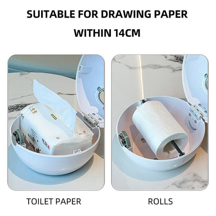Wall Mounted Paper Towel Holder for Kitchen and Bathroom Roll Dispenser Storage