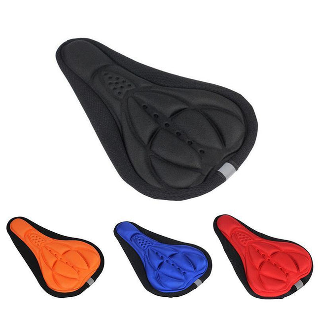Thick Silicone Bike Seat Cover Comfort Gel Cycling Bicycle Saddle Cushion Pad - Aimall