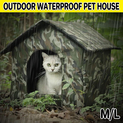 Waterproof Outdoor Cat Nest Stray Pet Hiding Nest Simple Dog House Shelter Bed