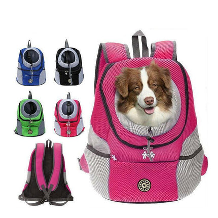 S Size Puppy Travel Mesh Pet Dog Carrier Backpack Front Travel Portable Shoulder Bag - Aimall