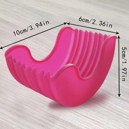 4PCS Hamburger Silicone Holder Sandwich Storage Rack Reusable Burger Fixed Box