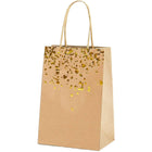 30PCS Kraft Paper Gift Bags Small Love Candy Bags Gold Foil Wedding Party Favors