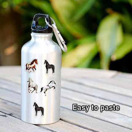 2pcs Pony Stickers Cute Cartoon Adhesive Labels for DIY Crafts