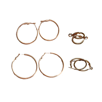 1Pair Surgical Steel Hinged Segment Hoop Ring Sleeper Lip Ear Nose Body Piercing - Aimall