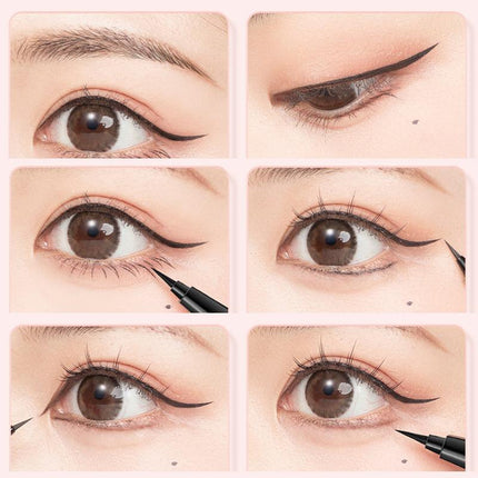 Slim Eyeliner Pencil Black Waterproof Smudge Proof Twist Eye Makeup Liner Woman - Aimall
