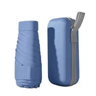 Portable Compact Five-Fold Umbrella UV Sun Protection Travel Manual Umbrella