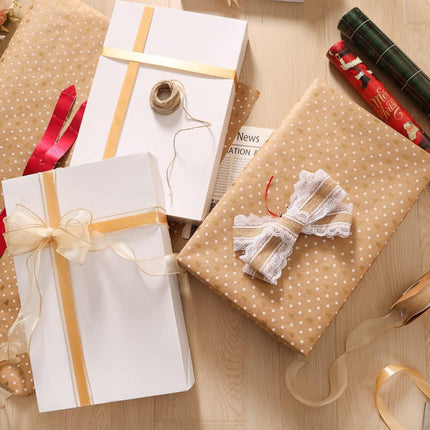 Premium Shirt Packaging Boxes 350g White Cardboard 2Sizes Easy Storage Flat Pack