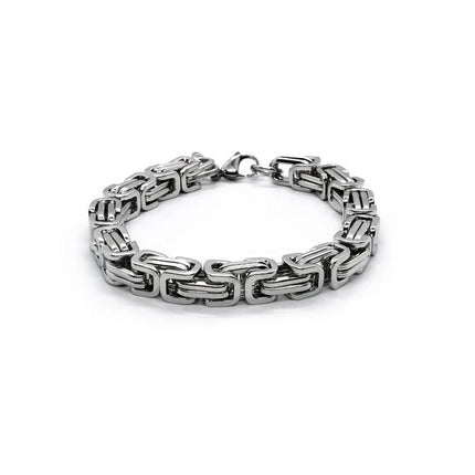 Chic Titanium Steel Masculine Bracelet Lobster Claw Buckle for Men & Boys - Aimall