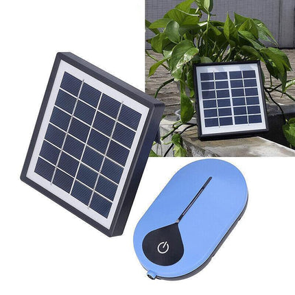 Auto Day/Night Solar Powered Oxygenator Air Pump Oxygen Aerator Fish Pond Pool - Aimall