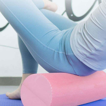 EVA Foam Yoga Massage Roller Solid Pilates Fitness Column for Muscle Recovery