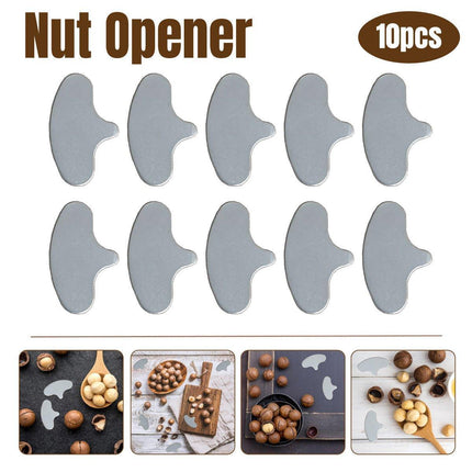 10pcs Macadamia Nut Opener Shell Opener with Iron Blade for Easy Nut Opening
