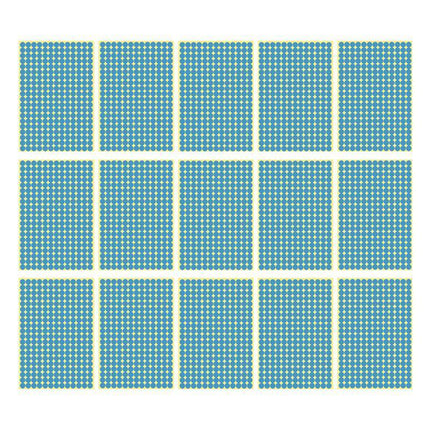 8/13/25/50mm Colour Sticker Dots Adhesive Round Labels Circular Scrapbooking Light Blue - Aimall