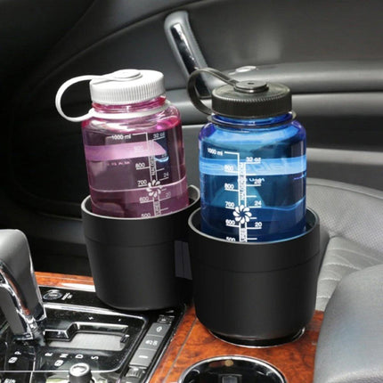 2pcs Car Cup Holder Organiser Dual 2-in-1 Adjustable Drink Holder for Vehicles