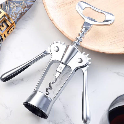 3PCS Wine Bottle Opener Corkscrew Set Kitchen Bar Tools for Easy Opening