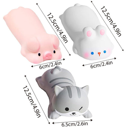 3pcs Cute Cartoon Mouse Pads Wrist Rest Hand Pads Ergonomic Gaming Accessories