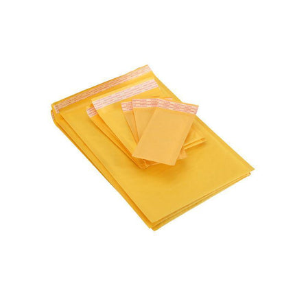 25PCS Poly Bubble Mailer Yellow Colour Multi-Size Plastic Padded Bag - Aimall