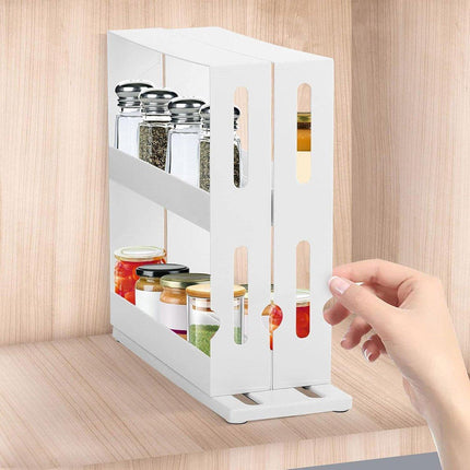 Rotating Spice Rack Kitchen Organizer Food Storage Rack Spice Organizer Stand