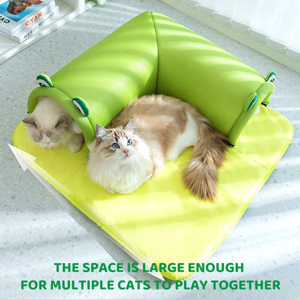 Washable Cat Tunnel Nest Corner Passage Cat House Easy Clean Pet Furniture