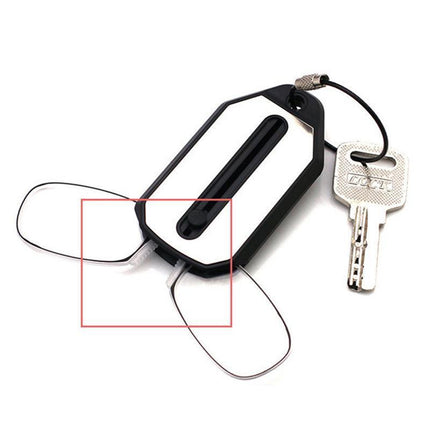 Thin Easy Carry Ultra Nose Clip Optics Presbyopic Ultralight Reading Glasses - Aimall