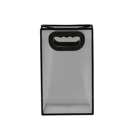 25pcs Transparent Frosted PVC Tote Bags Clear Plastic Gift and Clothing Bags