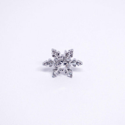 Zircon Snowflake Christmas Earrings Studs Winter Jewelry for Women and Girls
