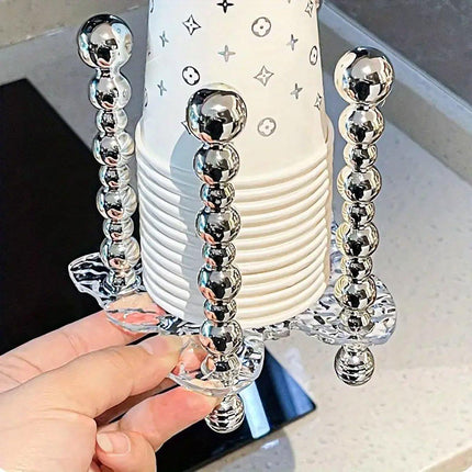 Cup Storage Shelf Paper Cup Holder Organizer Kitchen Cup Holder Storage Solution