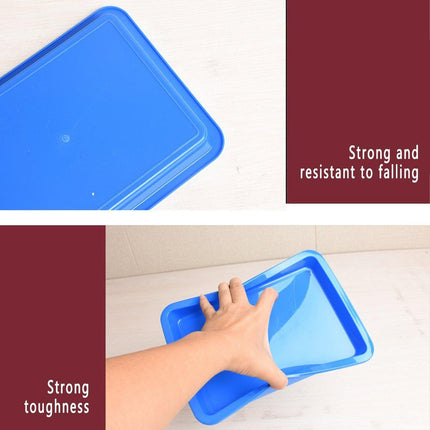 5pcs Plastic Fruit and Vegetable Tray for Storage and Organization in Kitchen