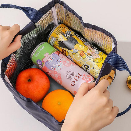 Printing Thermal Insulated Portable Lunch Bag Large Capacity Picnic Box Kids - Aimall