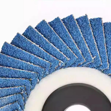 10pcs Flap Disc 40/60/80/120 Grit Angle Grinder Wheel Set Durable Sanding Tool