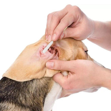 200PCS Pet Ear Eye Nose Cleaning Cotton Swabs Disposable Dog Cat Grooming Tools