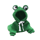 Warm Hooded Cartoon Frog Pet Clothes for Dogs and Cats Autumn Winter Vest