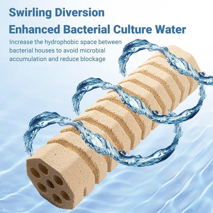 High-end Nano Bacterial House Far Infrared Spiral Column Fish Filter Material
