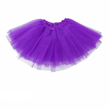 Kids Size Girls Tutu Skirt Princess Dressup Party Costume Ballet Dancewear - Aimall