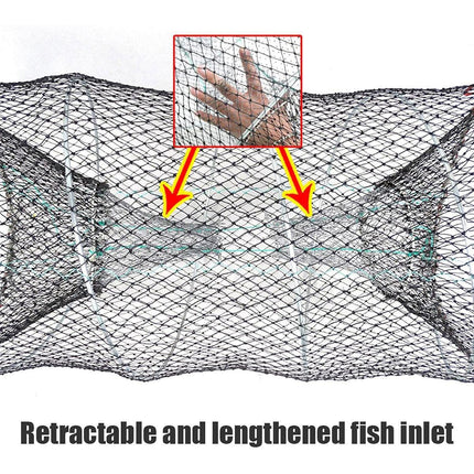 2PCS Shrimp Crab Lobster Fishing Net Fish Trap Cage for Carp Crucian Breeding