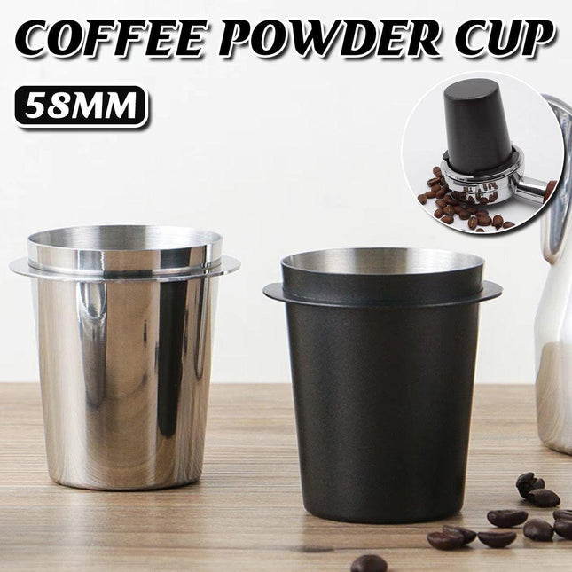 58mm Stainless Steel Coffee Catchers Coffee Maker Handle Accessories Durable Use