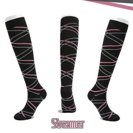 S/M Size Compression Socks Women Men Adult Medical Nursing Travel Stocking - Aimall