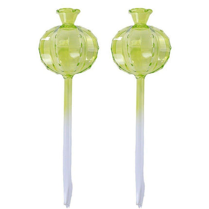 2PCS Automatic Glass Watering Cactus Plant Flower Self Drip Irrigation Tool