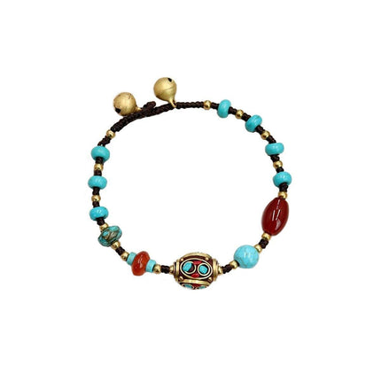 Vintage Ethnic Style Bracelet for Women Simple Weaving String Fashion Jewellery
