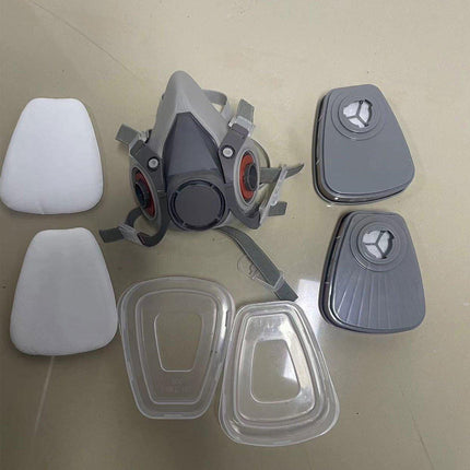 Half Face Mask Dustproof Protective Mask for Painting Pesticide Decoration Use