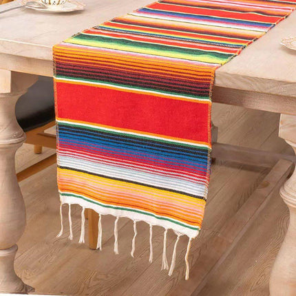 Woven Blanket Tassel Party Tablecloth Home Decoration Table Flags Cover Cloth
