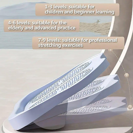 Portable Folding Stretch Board Fitness Pedal Slant Calf Ligament Trainer Tool