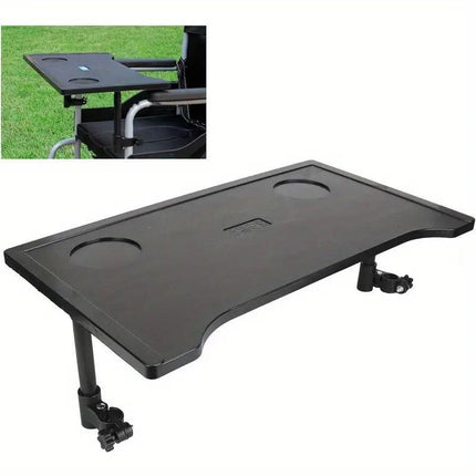 Plastic Dining Table for Wheelchair with Dining Board for Elderly Mobility Use