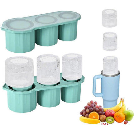 Silicone Ice Lattice Mould Easy Release Ice Cube Tray for Smooth Ice Making